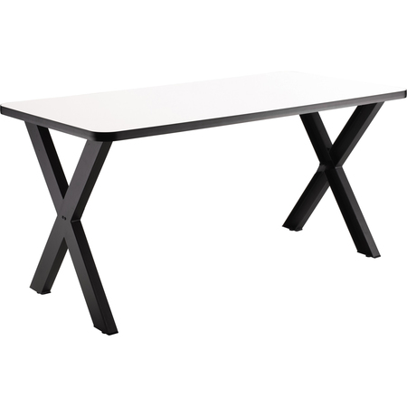 NATIONAL PUBLIC SEATING NPS Collaborator Table, 30" x 60", Rectangle, 30" Height, Whiteboard Top CLT3060D2WB